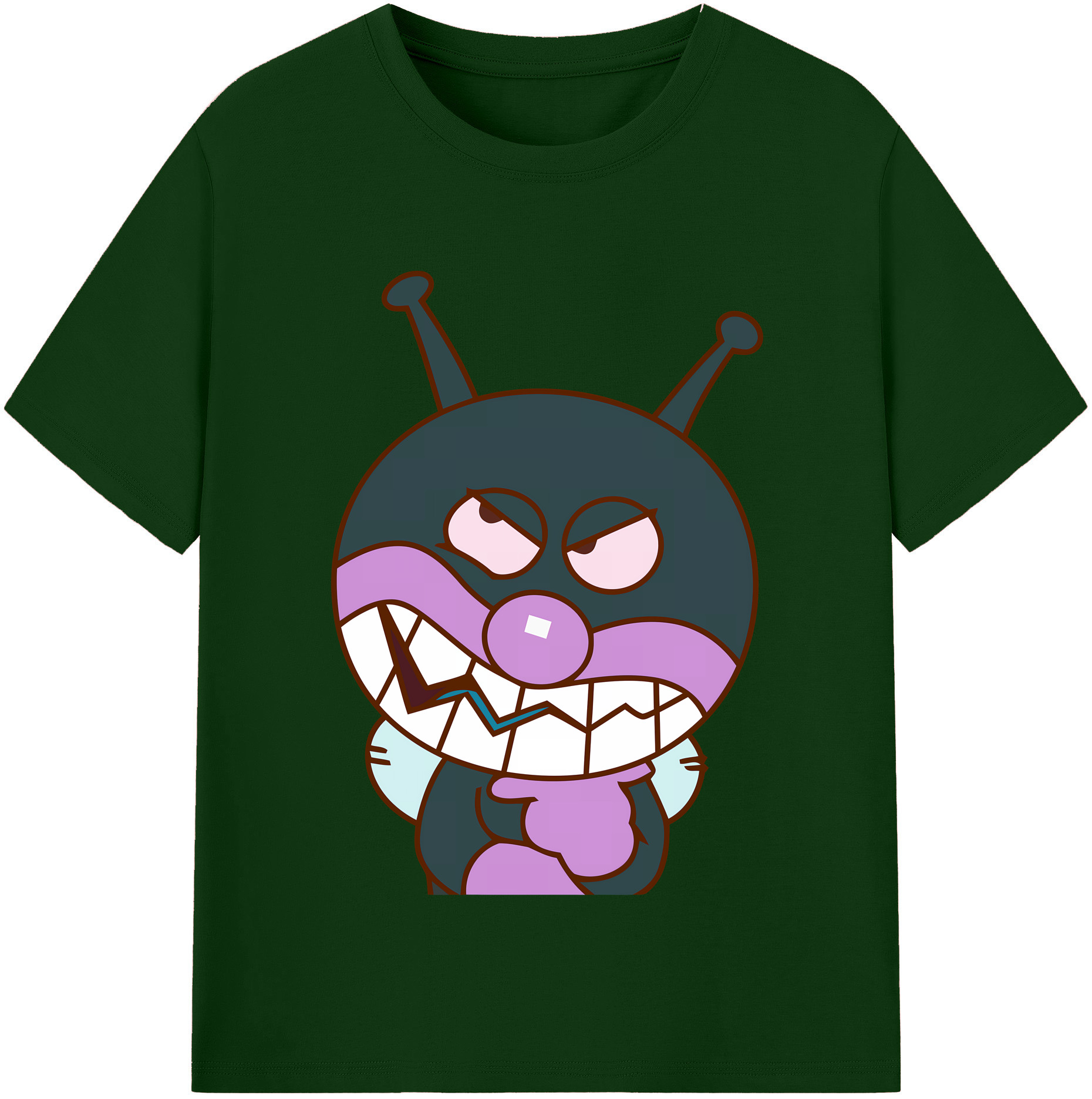 （画像用） アンパンマン Anpanman 綿100％半袖Tシャツ（フロントプリント）
